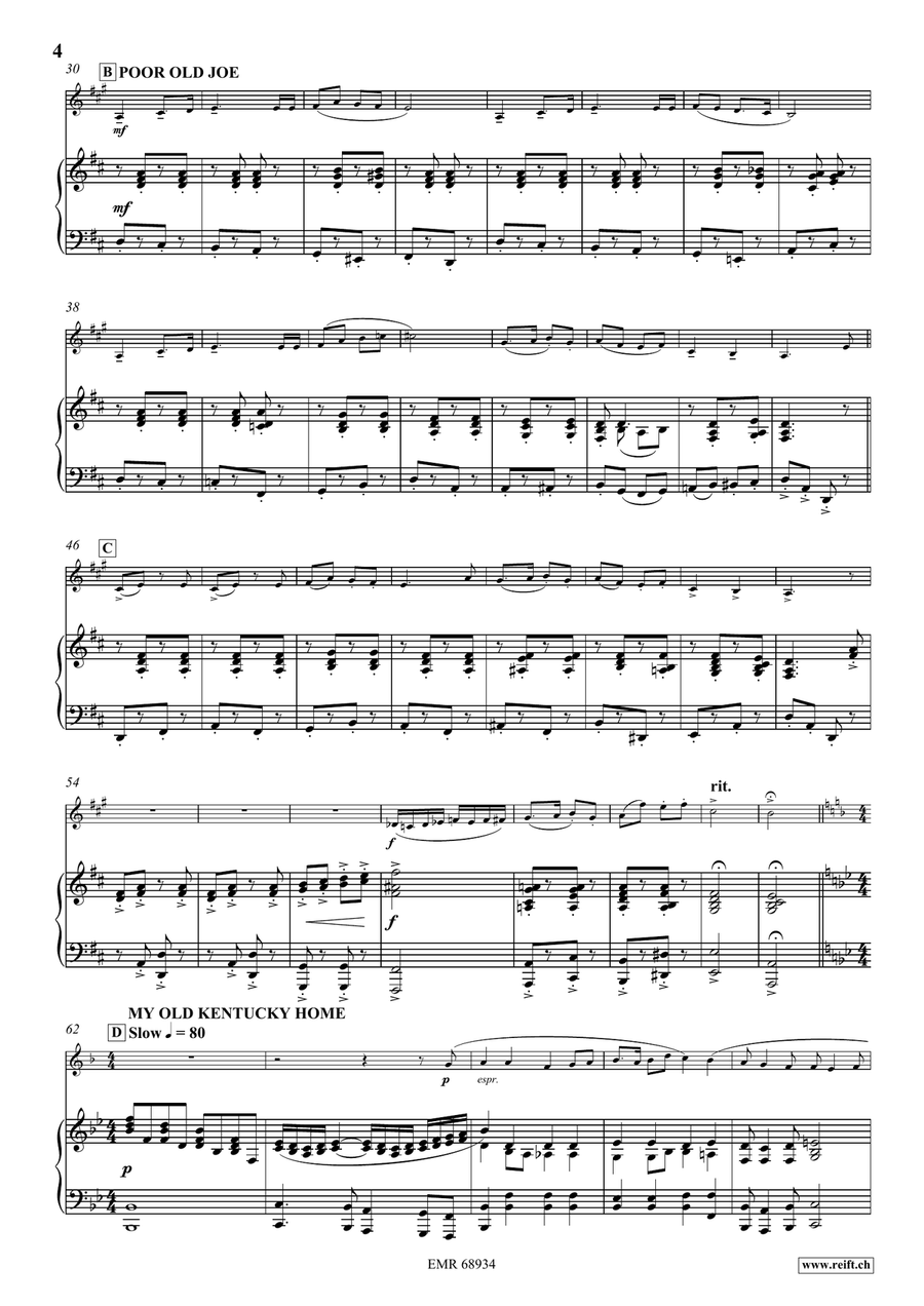 Stephen Foster Medley Stephen Foster Medley Horn scores gallery preview page 5