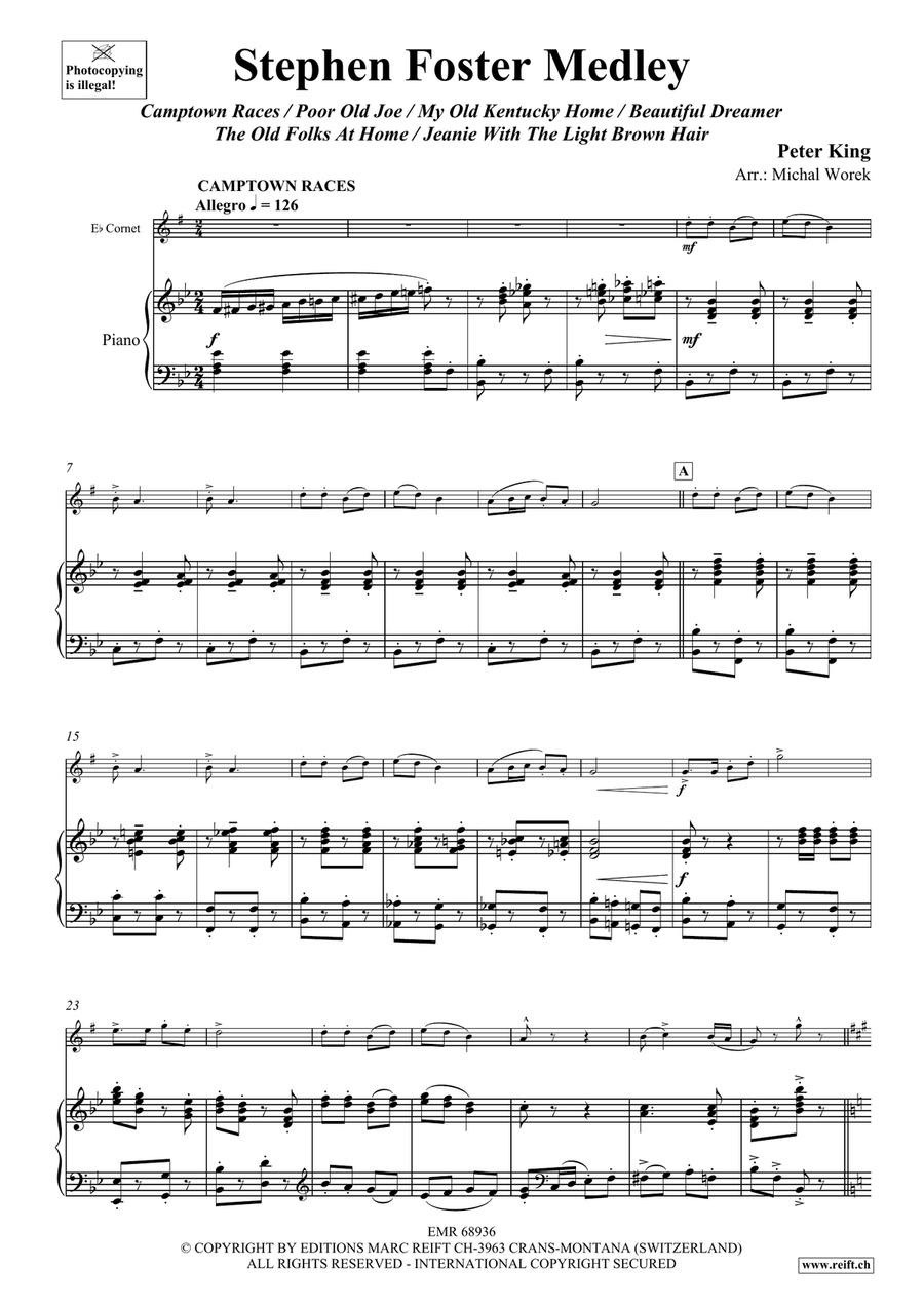Stephen Foster Medley Stephen Foster Medley Cornet scores gallery preview page 4