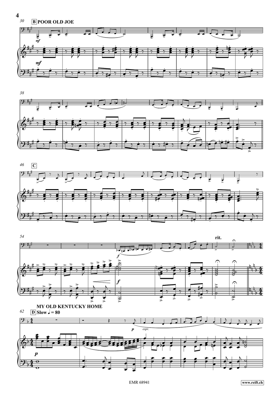 Stephen Foster Medley Stephen Foster Medley Tuba scores gallery preview page 5
