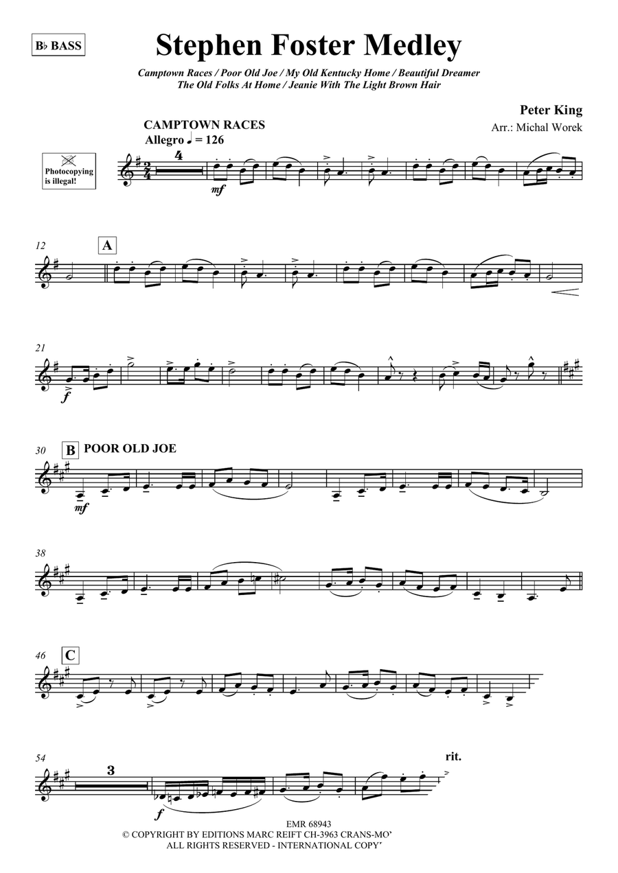 Stephen Foster Medley Stephen Foster Medley Voice Solo scores gallery preview page 3