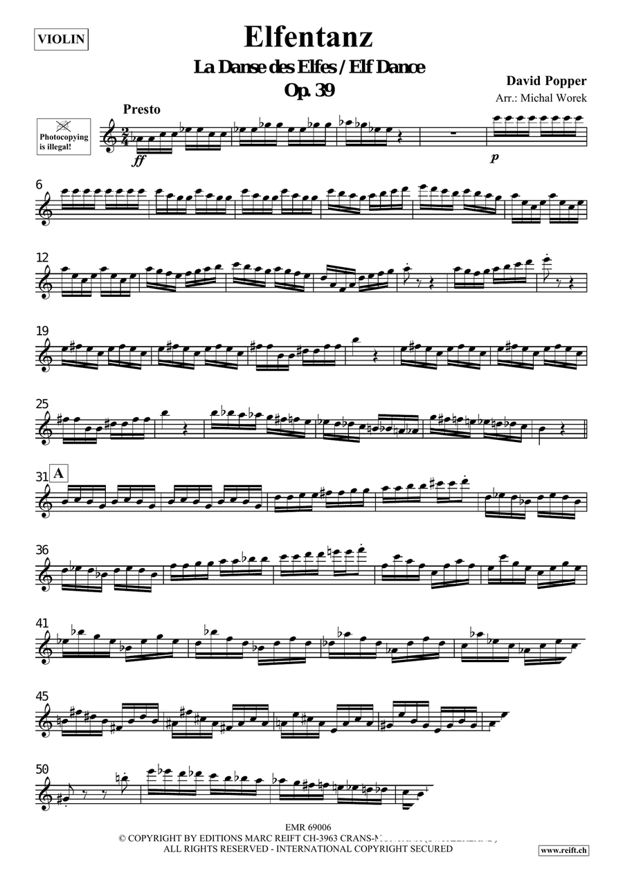 Elfentanz Elfentanz Violin Solo scores gallery preview page 3