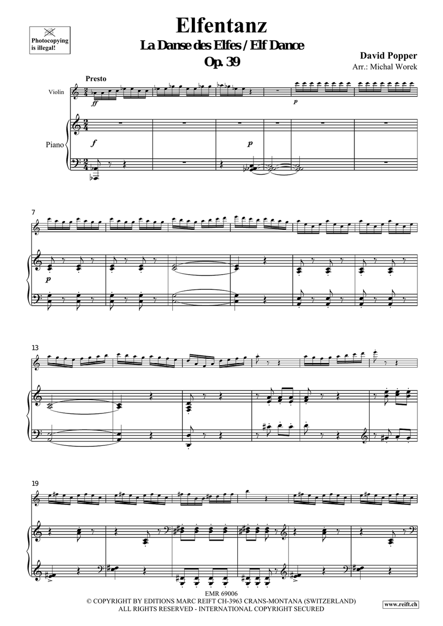 Elfentanz Elfentanz Violin Solo scores gallery preview page 4