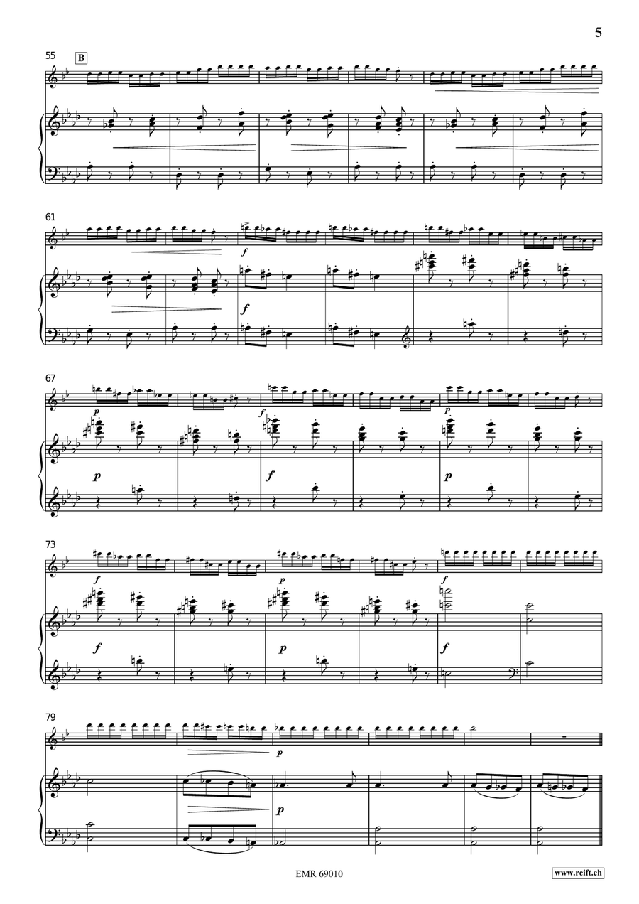 Elfentanz Elfentanz Clarinet Solo scores gallery preview page 6