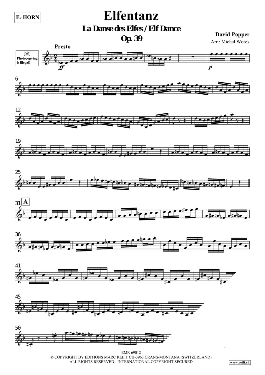 Elfentanz Elfentanz Horn scores gallery preview page 3