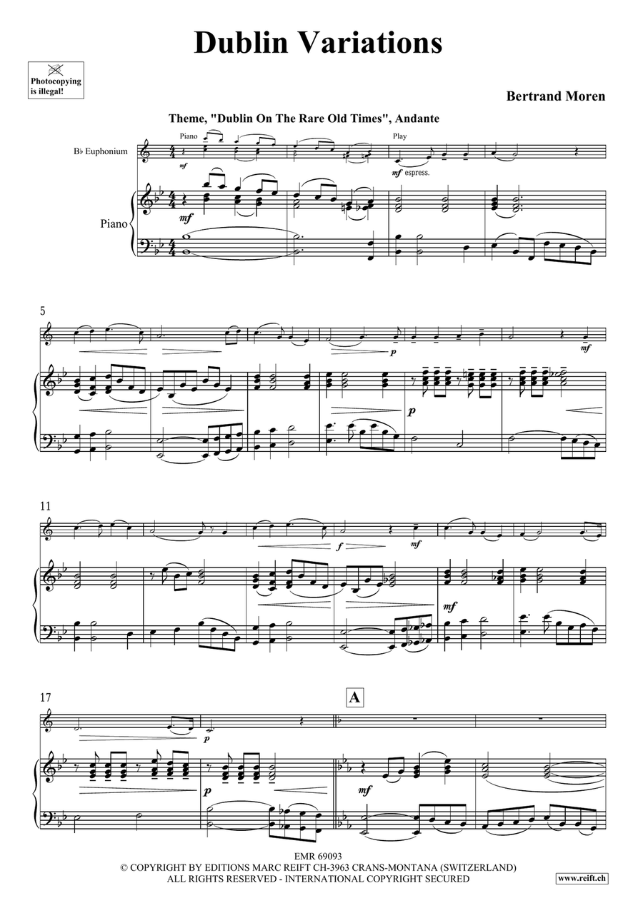 Dublin Variations Dublin Variations Euphonium scores gallery preview page 5