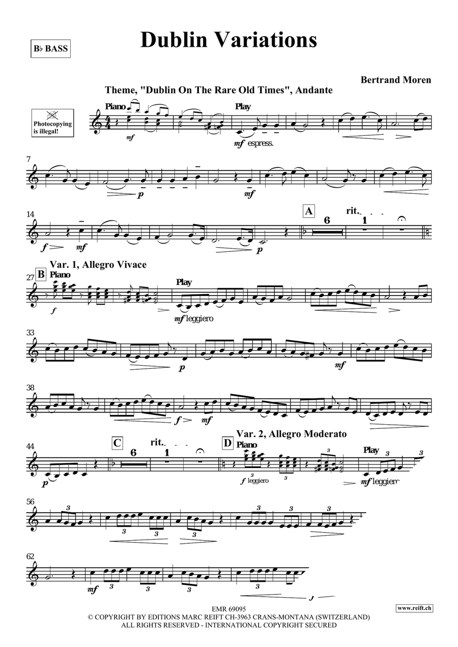 Dublin Variations Dublin Variations Voice Solo scores gallery preview page 4