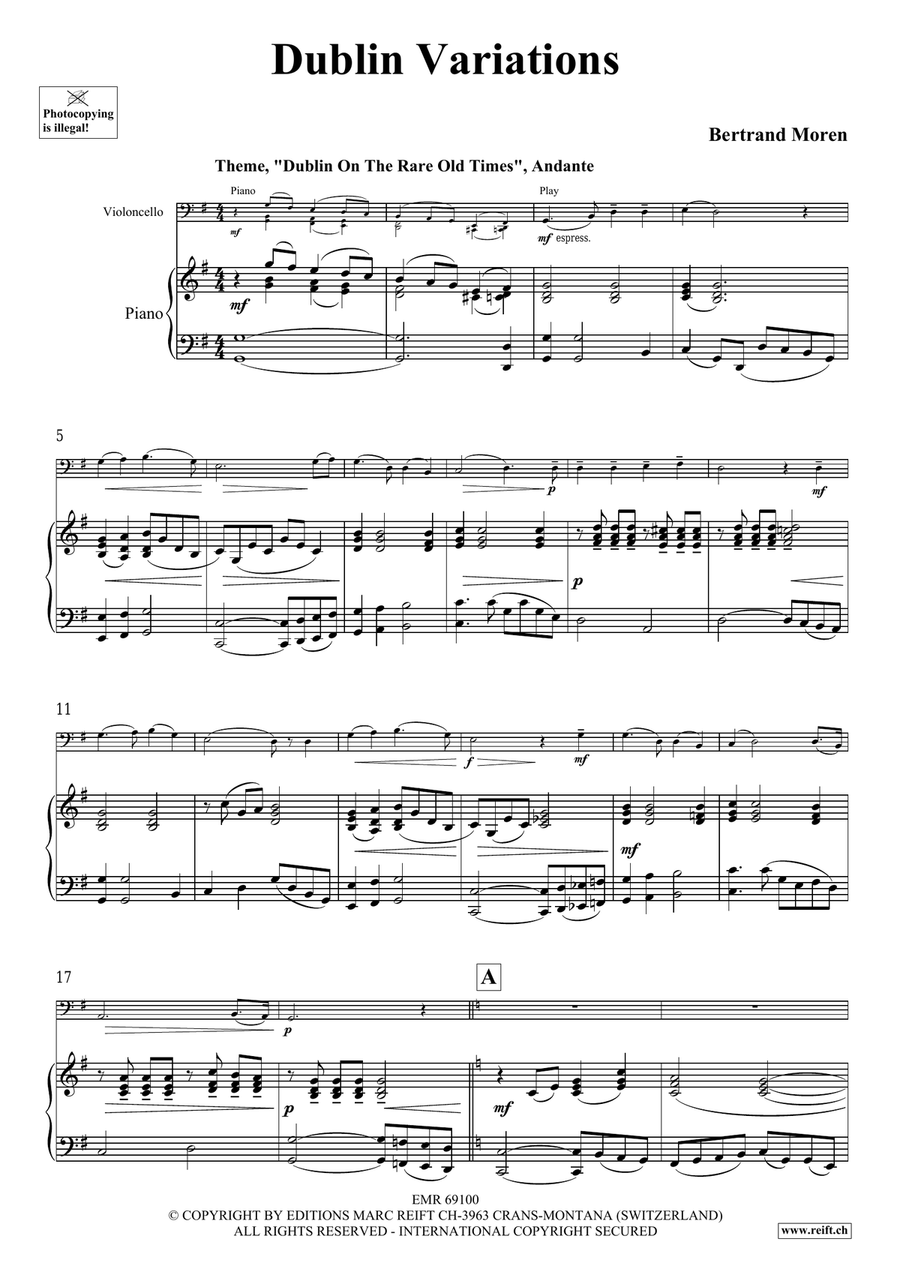 Dublin Variations Dublin Variations Piano Accompaniment scores gallery preview page 5