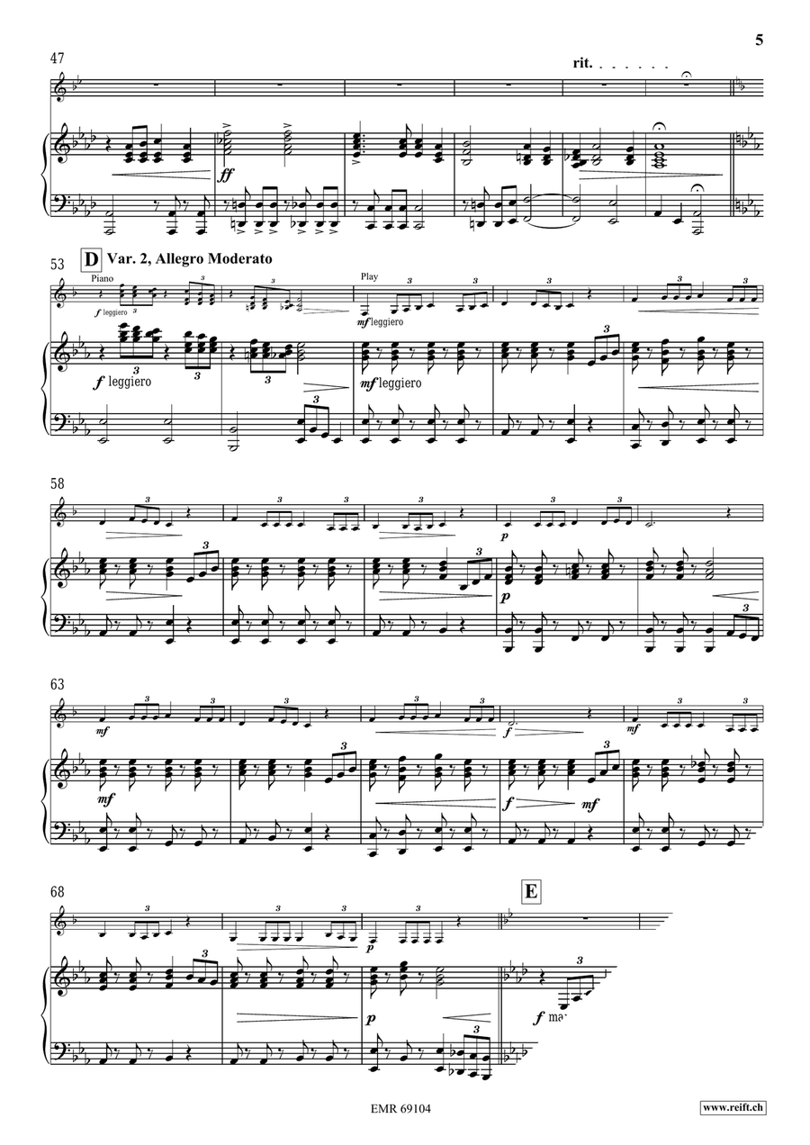 Dublin Variations Dublin Variations Bass Clarinet scores gallery preview page 7