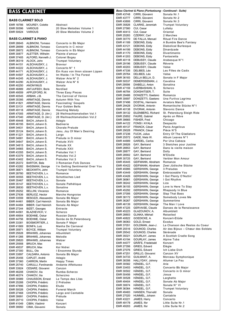 Dublin Variations Dublin Variations Bass Clarinet scores gallery preview page 8