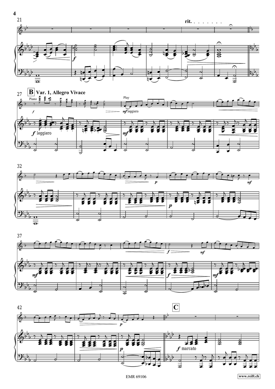 Dublin Variations Dublin Variations Tenor Saxophone scores gallery preview page 6