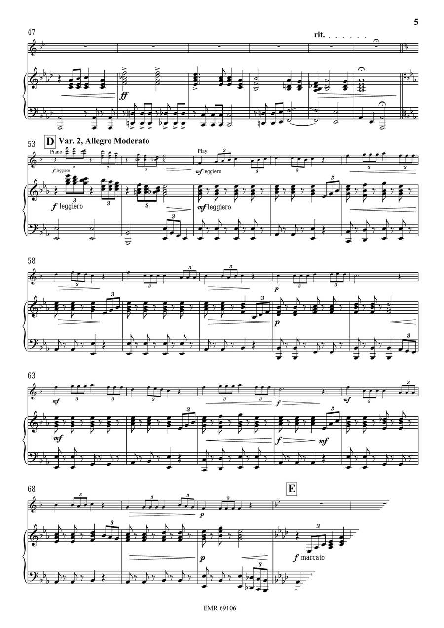 Dublin Variations Dublin Variations Tenor Saxophone scores gallery preview page 7