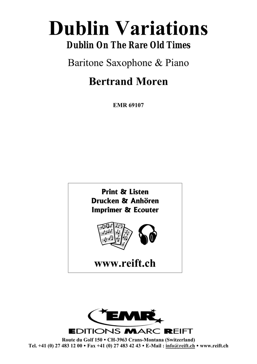 Dublin Variations Dublin Variations Baritone Saxophone scores gallery preview page 2