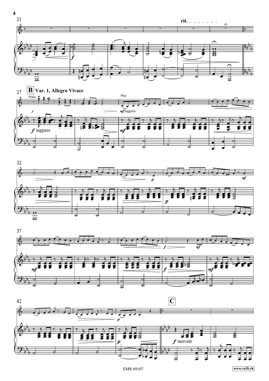 Dublin Variations Dublin Variations Baritone Saxophone scores gallery preview page 6