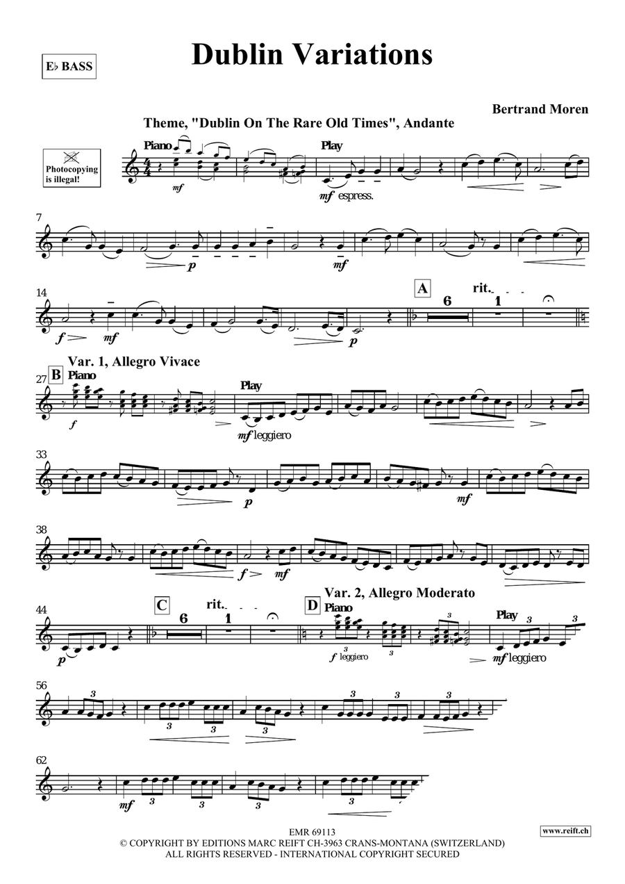 Dublin Variations Dublin Variations Voice Solo scores gallery preview page 4