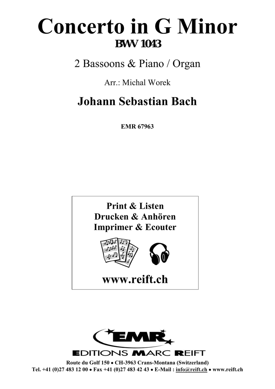 Concerto in G Minor Concerto in G Minor Bassoon scores gallery preview page 2