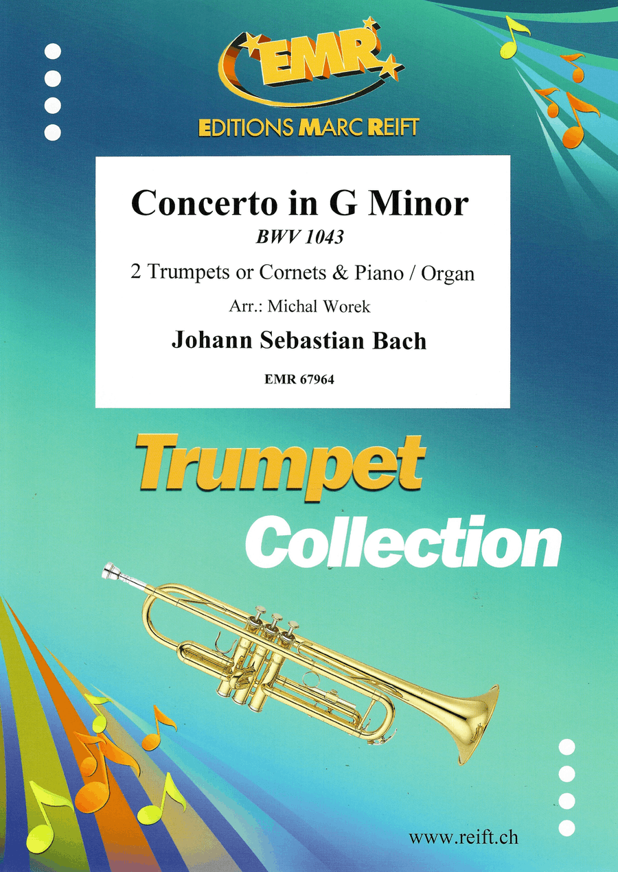 Concerto in G Minor Concerto in G Minor Trumpet Duet scores gallery preview page 1