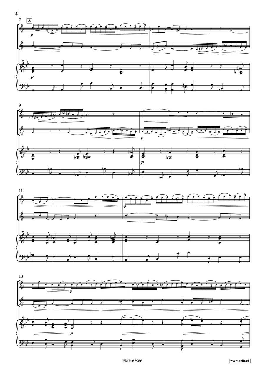 Concerto in G Minor by Johann Sebastian Bach Euphonium Duet - Sheet Music page 4