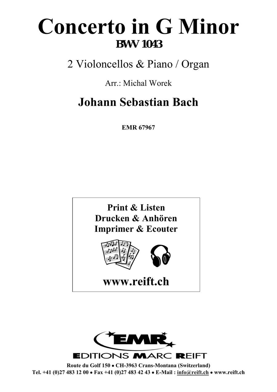 Concerto in G Minor Concerto in G Minor Cello scores gallery preview page 2