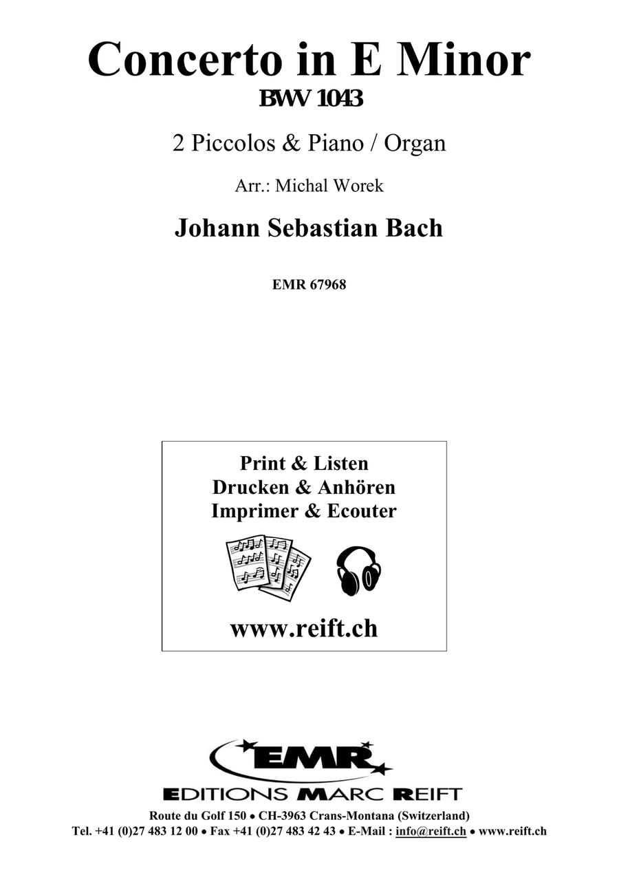 Concerto in E Minor Concerto in E Minor Piccolo scores gallery preview page 2