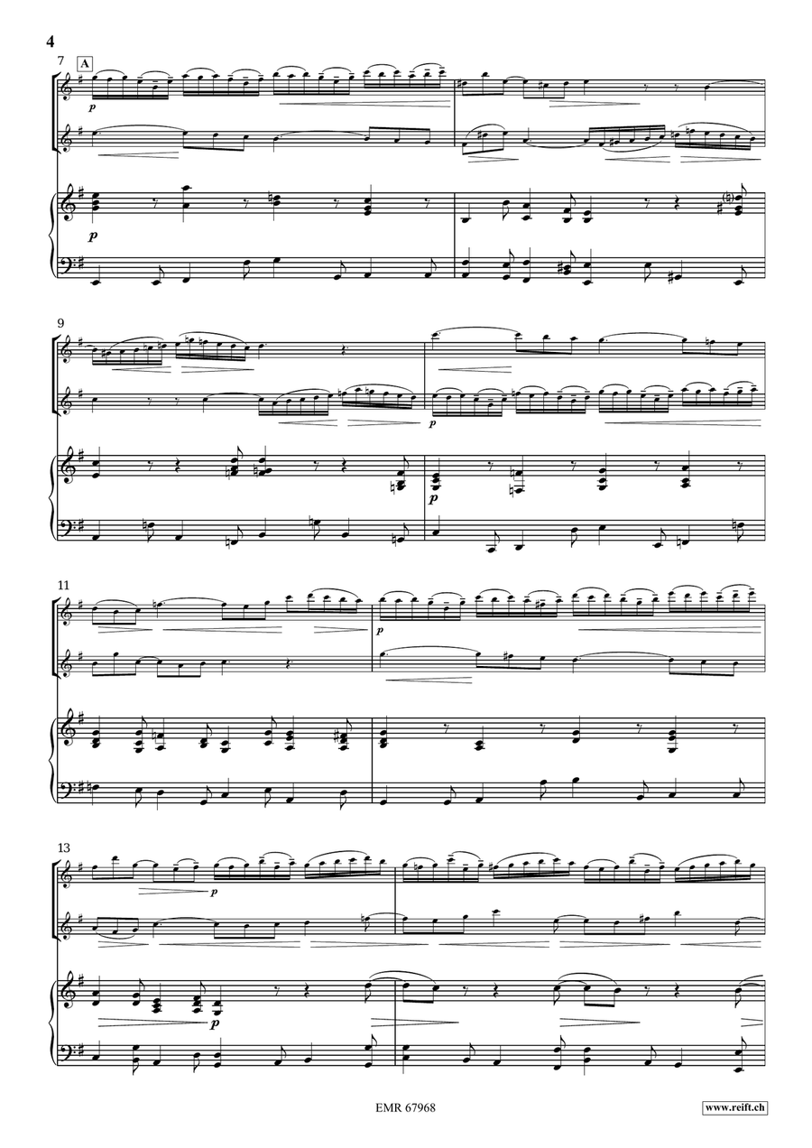 Concerto in E Minor Concerto in E Minor Piccolo scores gallery preview page 4