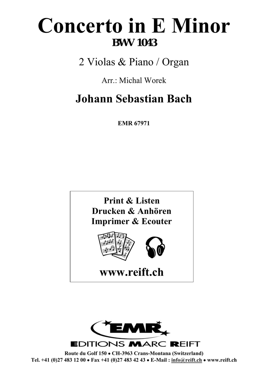 Concerto in E Minor Concerto in E Minor Viola scores gallery preview page 2