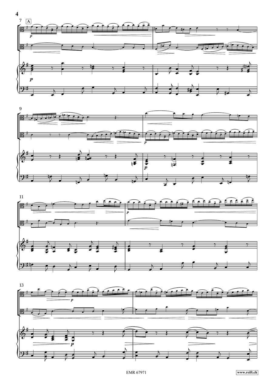 Concerto in E Minor Concerto in E Minor Viola scores gallery preview page 4