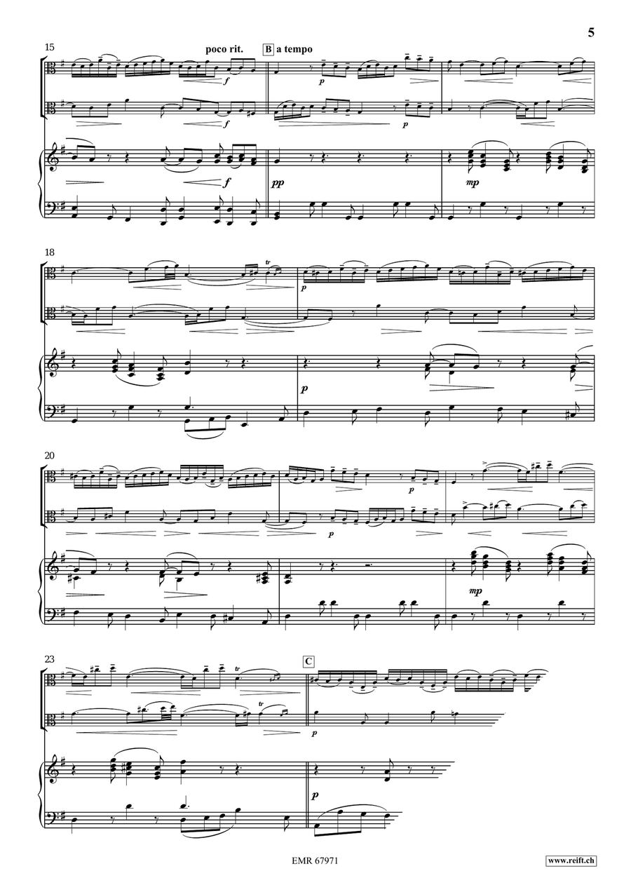 Concerto in E Minor Concerto in E Minor Viola scores gallery preview page 5