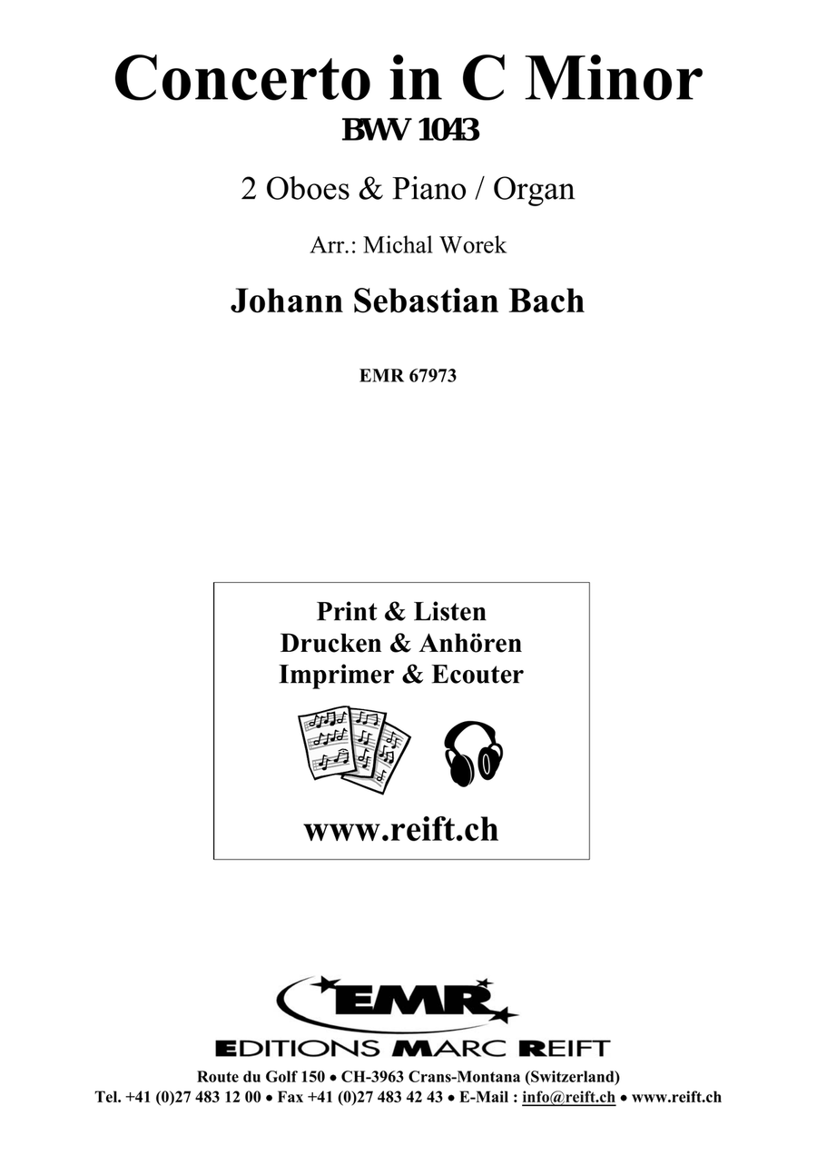 Concerto in C Minor Concerto in C Minor Organ scores gallery preview page 2