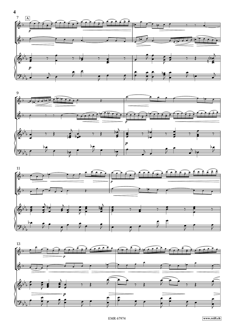 Concerto in C Minor Concerto in C Minor Clarinet Duet scores gallery preview page 4