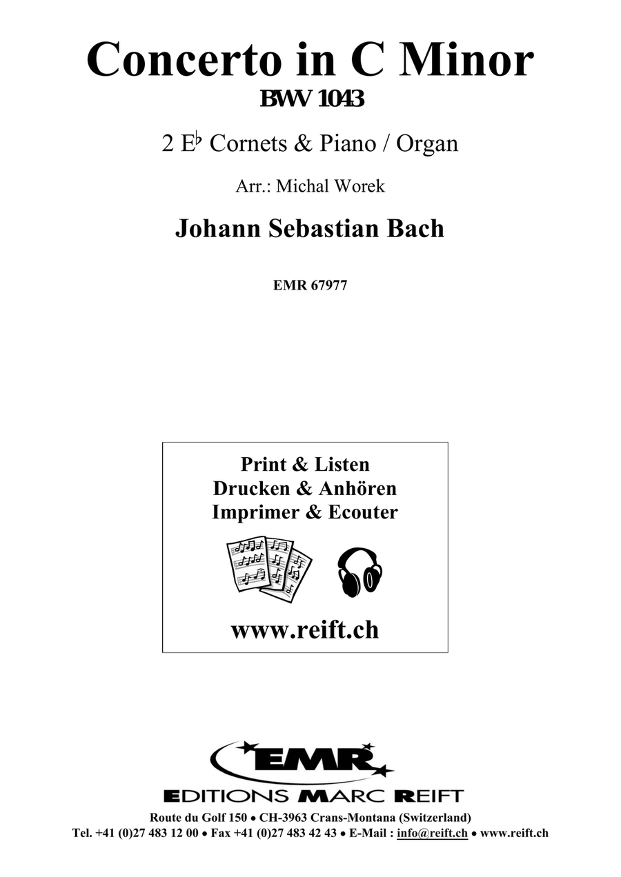 Concerto in C Minor Concerto in C Minor Cornet scores gallery preview page 2