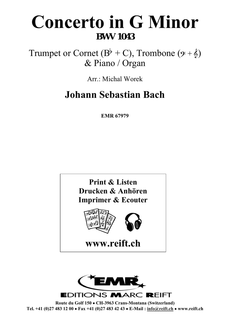 Concerto in G Minor Concerto in G Minor Trombone scores gallery preview page 2