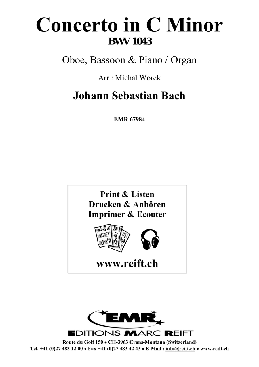 Concerto in C Minor Concerto in C Minor Bassoon scores gallery preview page 2