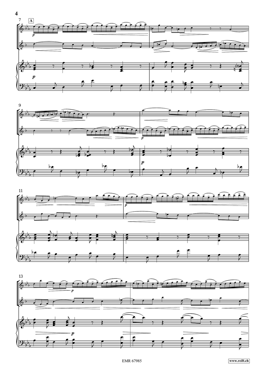 Concerto in C Minor Concerto in C Minor Clarinet scores gallery preview page 4