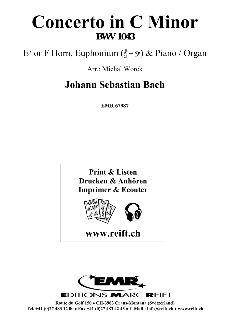 Concerto in C Minor Concerto in C Minor Euphonium scores gallery preview page 2