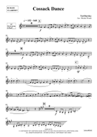 Cossack Dance Bass Clarinet scores gallery preview page 3