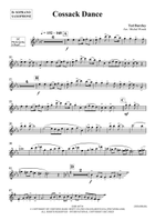 Cossack Dance Soprano Saxophone scores gallery preview page 3