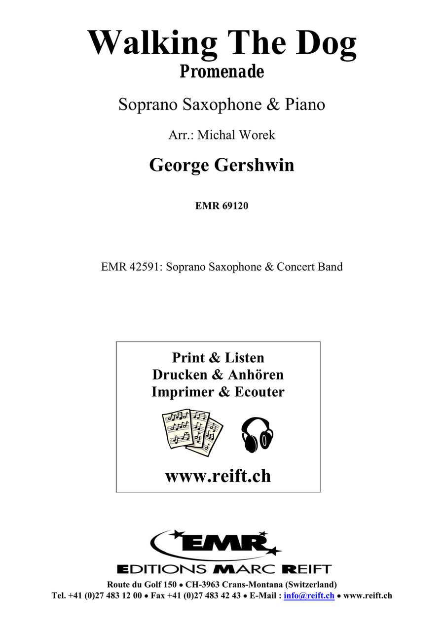Walking The Dog Walking The Dog Soprano Saxophone scores gallery preview page 2