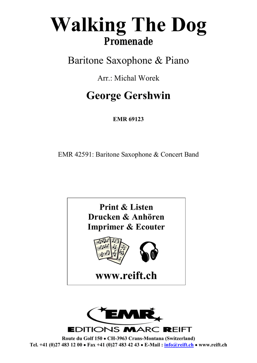 Walking The Dog Walking The Dog Baritone Saxophone scores gallery preview page 2