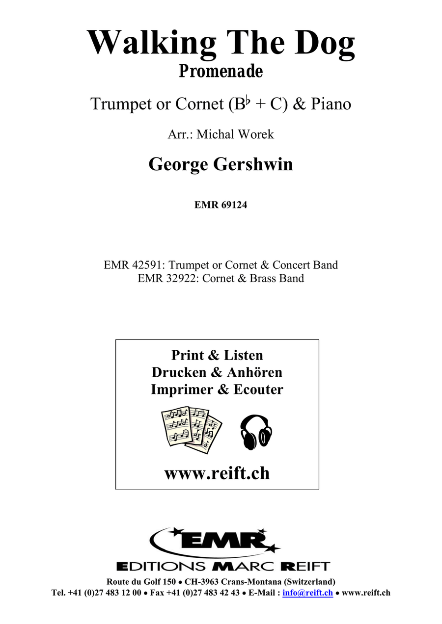 Walking The Dog Walking The Dog Cornet scores gallery preview page 2