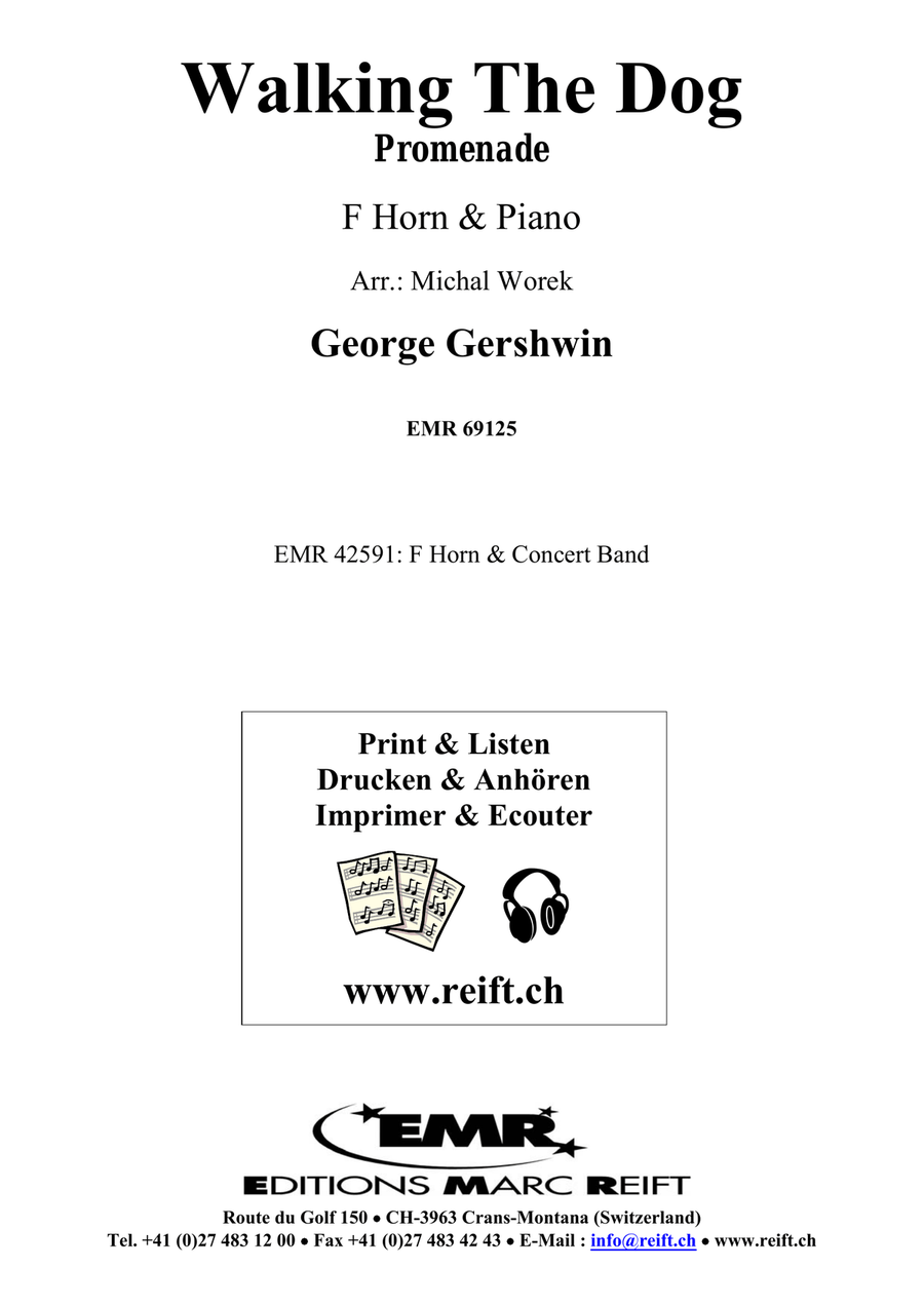 Walking The Dog Walking The Dog Horn scores gallery preview page 2