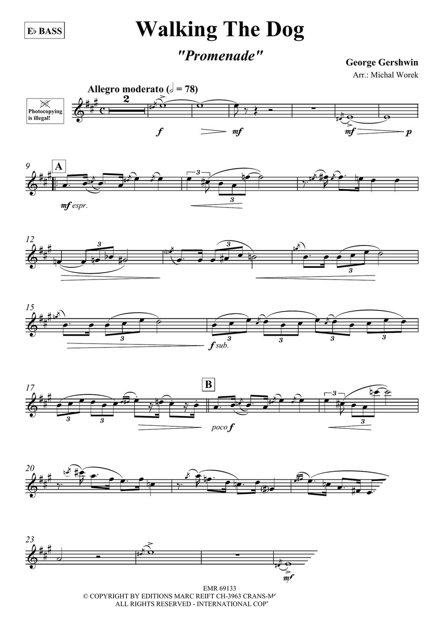 Walking The Dog Walking The Dog Voice Solo scores gallery preview page 3