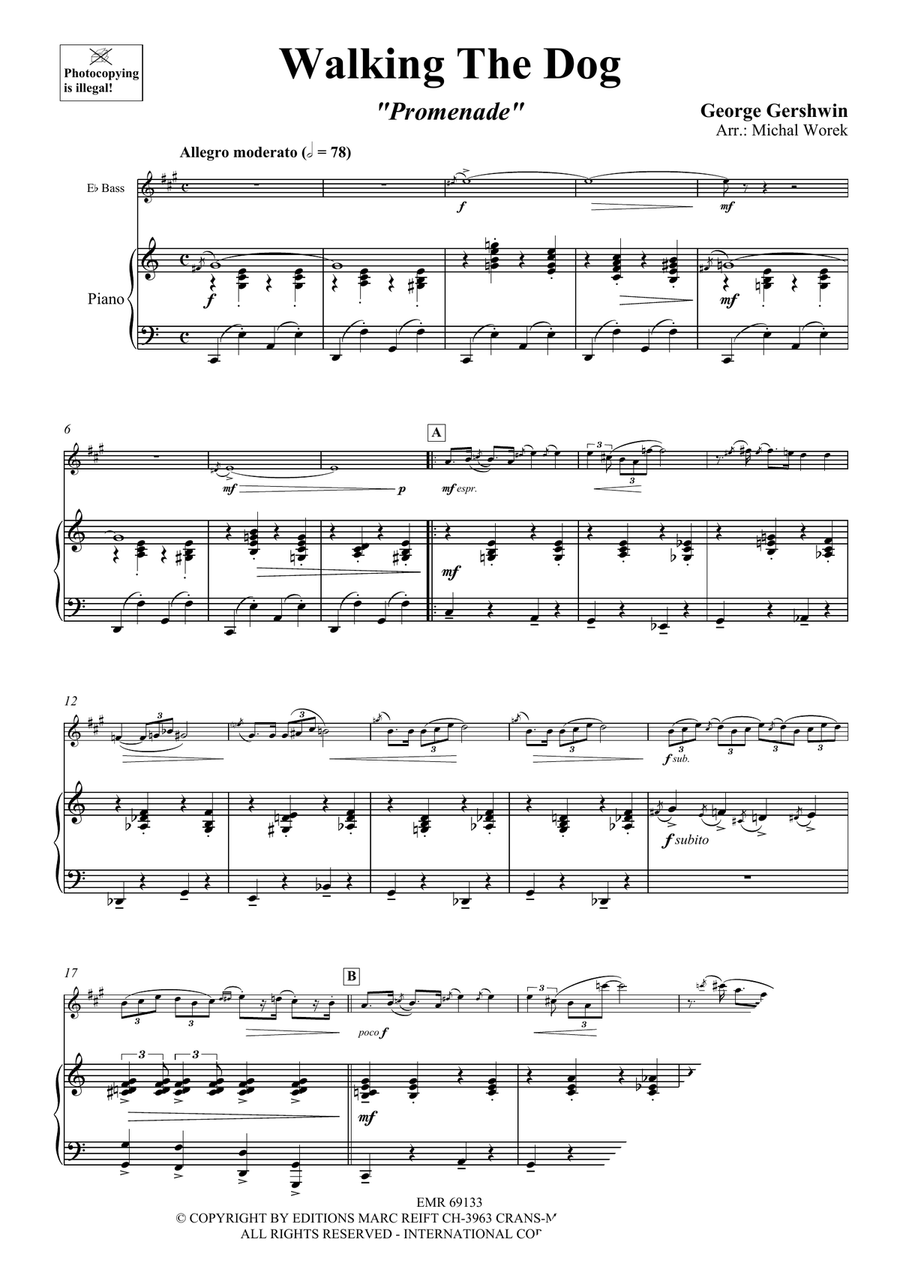 Walking The Dog Walking The Dog Voice Solo scores gallery preview page 4