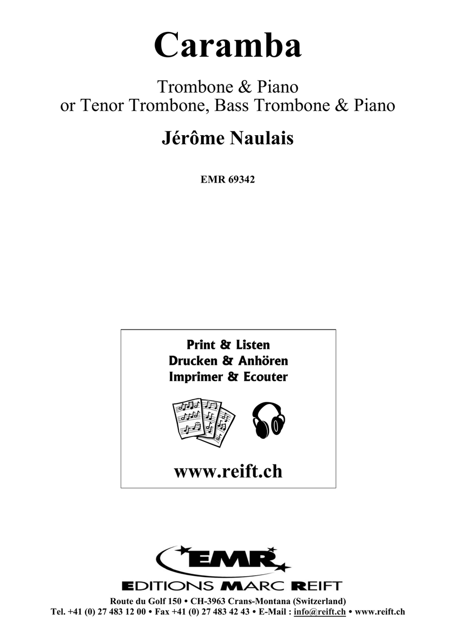 Caramba Caramba Trombone scores gallery preview page 2