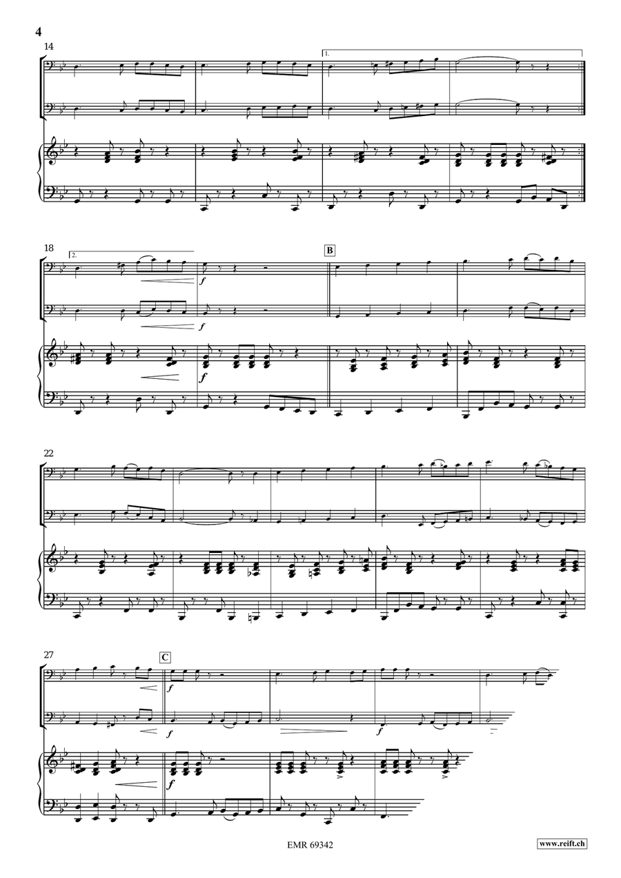 Caramba Caramba Trombone scores gallery preview page 5