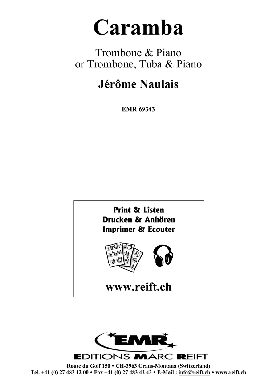 Caramba Caramba Trombone scores gallery preview page 2