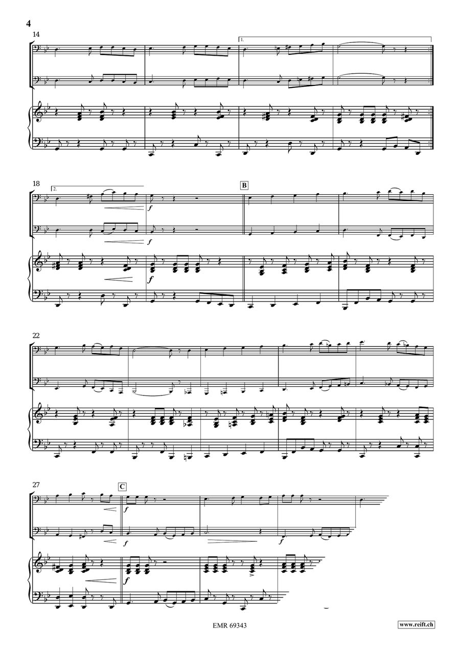 Caramba Caramba Trombone scores gallery preview page 5