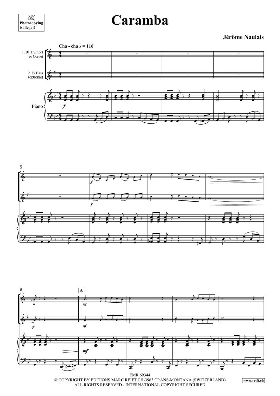 Caramba Caramba Cornet scores gallery preview page 4