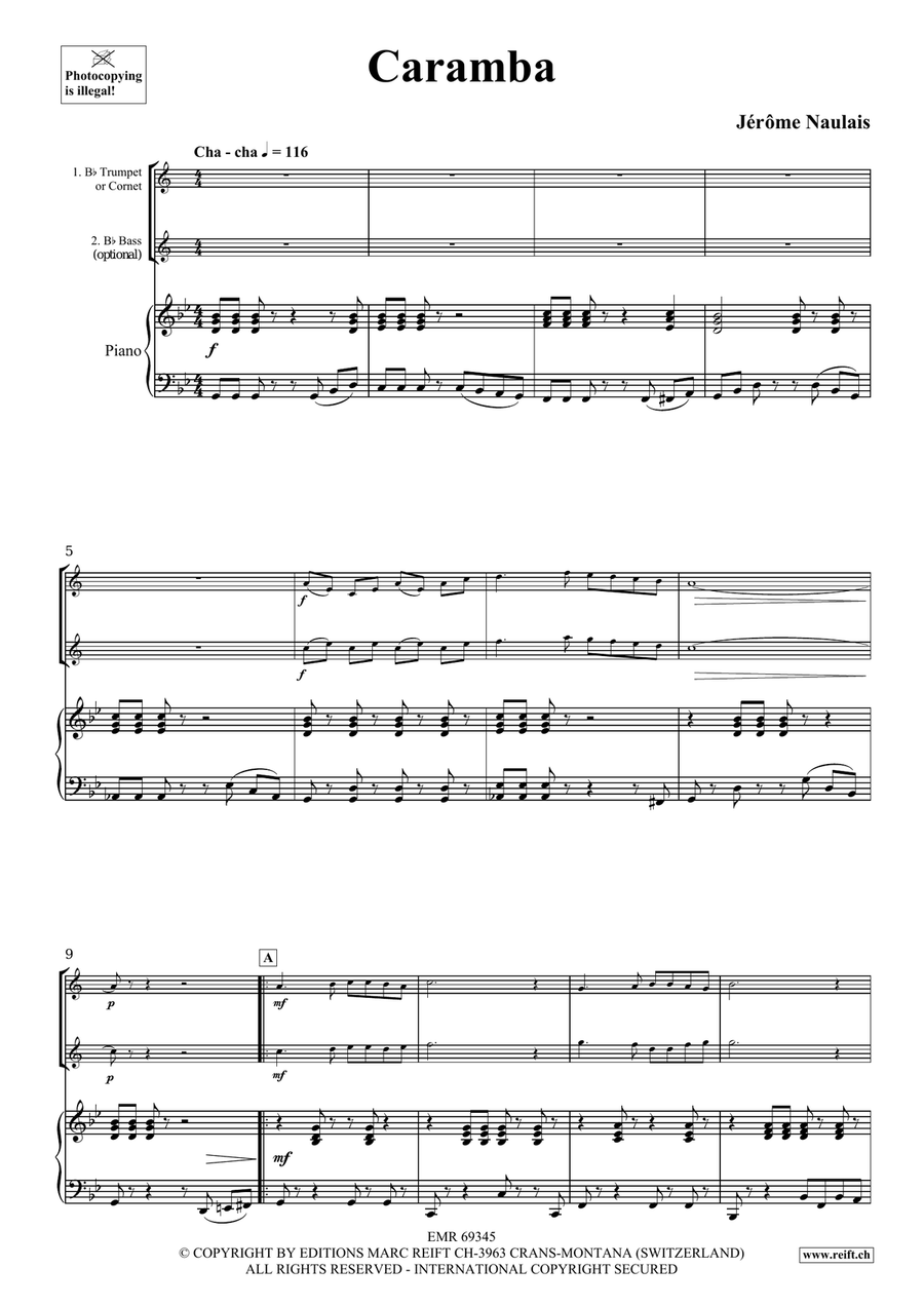 Caramba Caramba Cornet scores gallery preview page 4