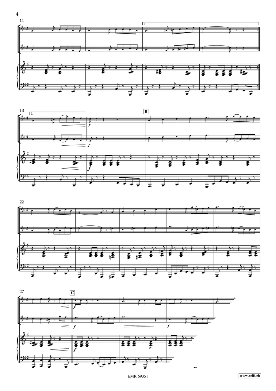 Caramba Caramba Bass Recorder scores gallery preview page 5