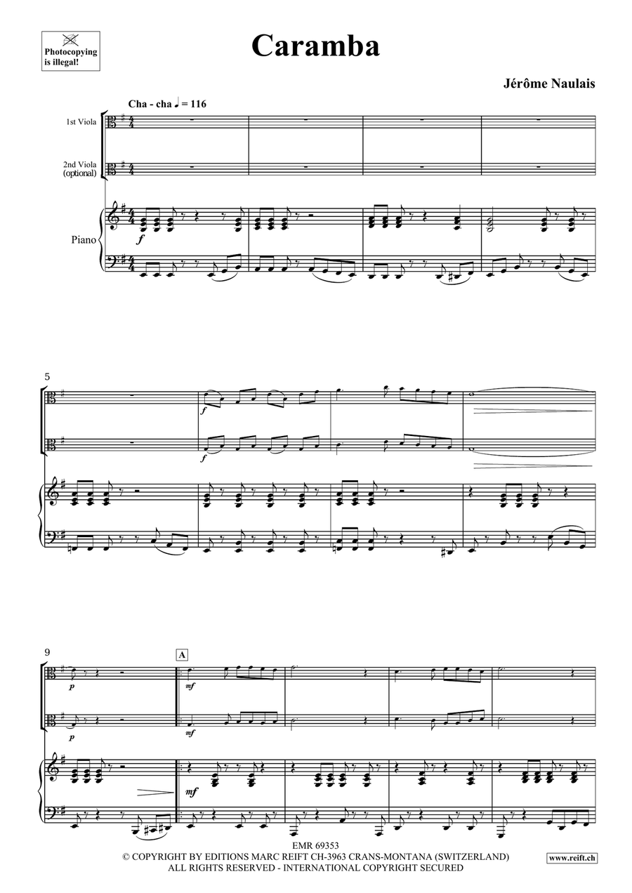 Caramba Caramba Viola scores gallery preview page 4